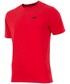 T-shirt - koszulka męska 4F T-shirt męski TSM255 - czerwony wiśniowy -