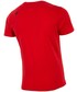 T-shirt - koszulka męska 4F T-shirt męski TSM300 - czerwony -