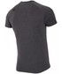 T-shirt - koszulka męska 4F T-shirt męski TSM017 - ciemny szary melanż -