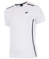 T-shirt - koszulka męska 4F Koszulka treningowa męska TSMF100 - biały -