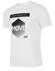 T-shirt - koszulka męska T-shirt męski TSM225 - biały - - 4f.com.pl