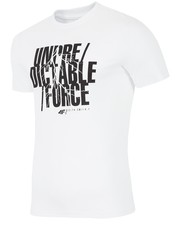 T-shirt - koszulka męska T-shirt męski TSM220Z - biały - - 4f.com.pl