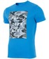 T-shirt - koszulka męska 4F T-shirt męski TSM220 - niebieski -