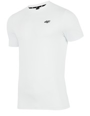 T-shirt - koszulka męska Koszulka treningowa męska TSMF300z - biały - - 4f.com.pl
