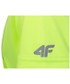 Koszulka 4F Koszulka treningowa dla małych chłopców JTSM304 - neonowy żółty -