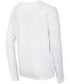 Koszulka 4F Longsleeve dla dużych dziewcząt JTSDL203AZ - biały -