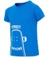 Koszulka 4F T-shirt dla dużych chłopców JTSM202Z - niebieski -
