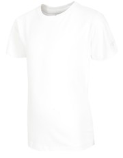koszulka T-shirt dla małych chłopców JTSM100Z - biały - - 4f.com.pl