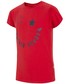 Koszulka 4F T-shirt dla dużych dziewczat JTSD200 - czerwony -