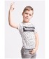 Koszulka 4F T-shirt dla małych chłopców JTSM106Z - BIAŁY -