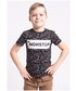 Koszulka 4F T-shirt dla małych chłopców JTSM106Z - CZARNY -