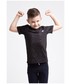 Koszulka 4F Koszulka sportowa dla małych chłopców JTSM304z - czarny