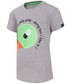 Koszulka 4F T-shirt dla małych chłopców JTSM123 - jasny szary melanż