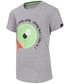 Koszulka 4F T-shirt dla małych chłopców JTSM123 - jasny szary melanż