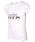 Koszulka 4F Koszulka sportowa dla dużych dziewcząt JTSD403 - biały