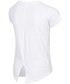Koszulka 4F T-shirt dla małych dziewczynek JTSD111 - biały