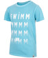Koszulka 4F T-shirt dla małych chłopców JTSM128 - niebieski