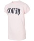 Koszulka 4F T-shirt dla dużych dzieci (chłopców) JTSM200 - jasny róż melanż
