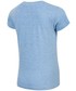 Koszulka 4F T-shirt dla małych dzieci (dziewcząt) JTSD101 - niebieski melanż