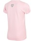 Koszulka 4F T-shirt dla dużych dzieci (dziewcząt) JTSD207 - jasny róż melanż