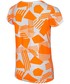 Koszulka 4F T-shirt dla dużych dzieci (dziewcząt) JTSD207A - pomarańcz neon