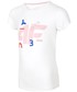 Koszulka 4F T-shirt dla małych dzieci (dziewcząt) JTSD100 - biały