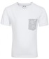 Koszulka 4F T-shirt dla małych chłopców JTSM115 - BIAŁY