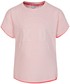 Koszulka 4F T-shirt dla małych dziewczynek JTSD102 - róż pudrowy -