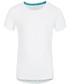 Koszulka 4F Koszulka treningowa dla małych dziewczyek JTSD301 - biały -