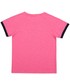 Koszulka 4F T-shirt dla małych dziewczynek JTSD112  - róż fluo -