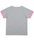 Koszulka 4F T-shirt dla małych dziewczynek JTSD112  - jasny szary melanż -