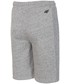 Spodnie 4F Spodenki dresowe dla dużych chłopców JSKMD201Z - średni szary melanż -