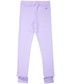 Spodnie 4F Legginsy dla małych dziewczynek JLEG302 - fiolet pastelowy -