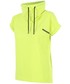Top damski 4F T-shirt damski TSD250 - neonowy żółty melanż -