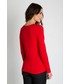 Bluzka Bialcon Czerwona klasyczna bluzka z długim rękawem