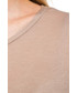 Bluzka Bialcon Beżowa transparentna bluzka