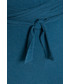 Bluzka Bialcon Elegancka bluzka z długim rękawem w kolorze morskim