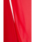 Bluzka Bialcon Czerwona luźna bluzka z rozkloszowanymi rękawami