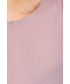 Bluzka Bialcon Różowa bluzka z długim rękawem i odkrytymi ramionami