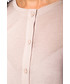 Bluzka Bialcon Beżowa bluzka zapinana na guziki