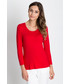 Bluzka Bialcon Czerwona klasyczna bluzka