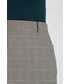 Spódnica Bialcon Spódnica w minimalistyczną kratę