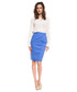 Spódnica Bialcon Ołówkowa spódnica w kolorze niebieskim