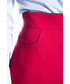 Spódnica Bialcon Czerwona spódnica ołówkowa za kolano