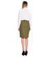 Spódnica Bialcon Ołówkowa spódnica w kolorze oliwkowym