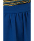 Spódnica Bialcon Niebieska marszczona spódnica z zakładkami