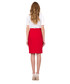 Spódnica Bialcon Czerwona ołówkowa spódnica