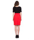 Spódnica Bialcon Klasyczna czerwona spódnica z podszewką
