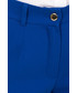 Spodnie Bialcon Niebieskie spodnie w kant z kieszeniami