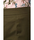 Spodnie Bialcon Oliwkowe spodnie w kant